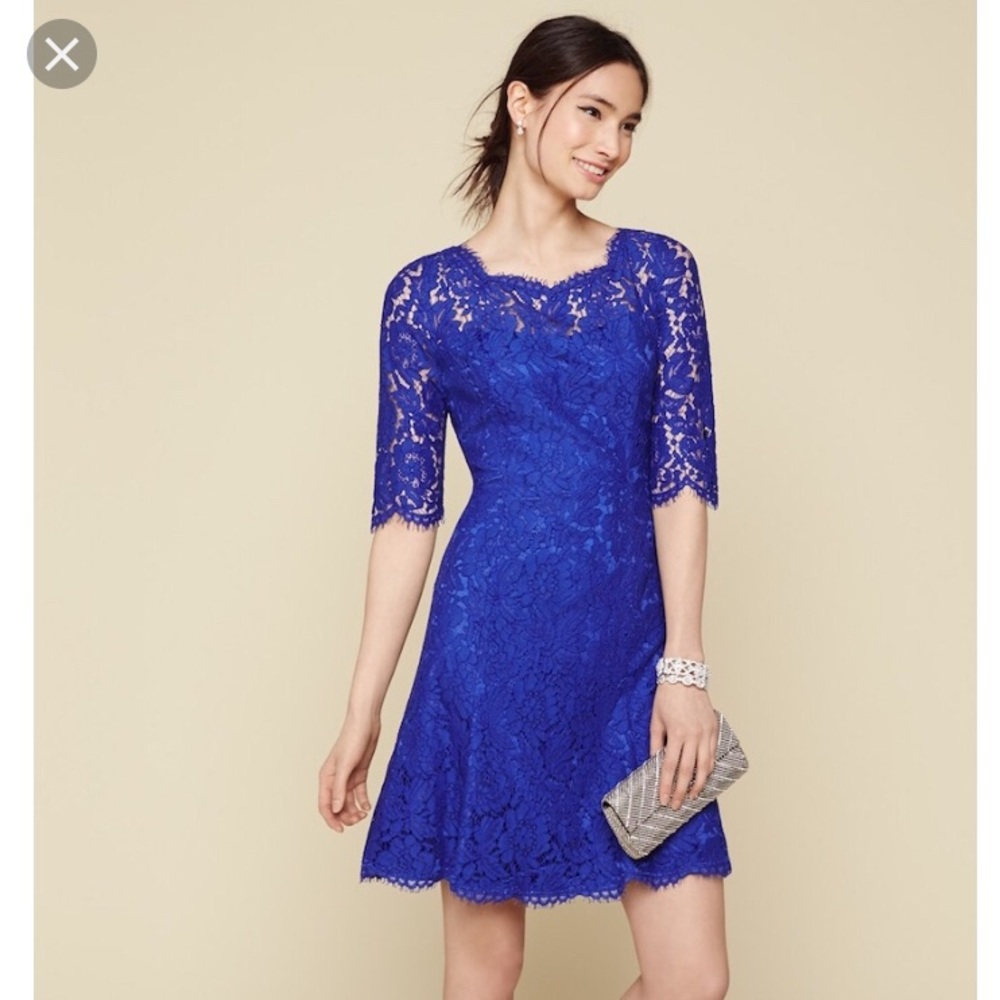 Eliza J lace fit and flare dress - Picture 2 of 3